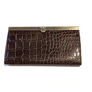 Patent Leather Clutch Wallet